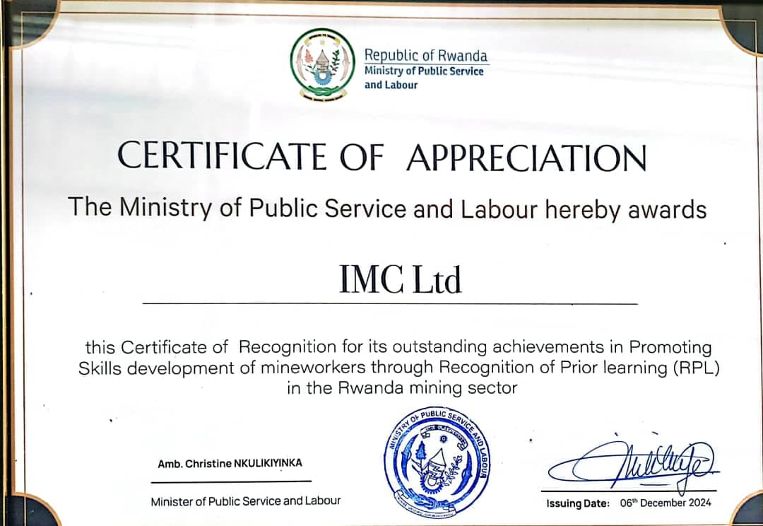 Company Certificate